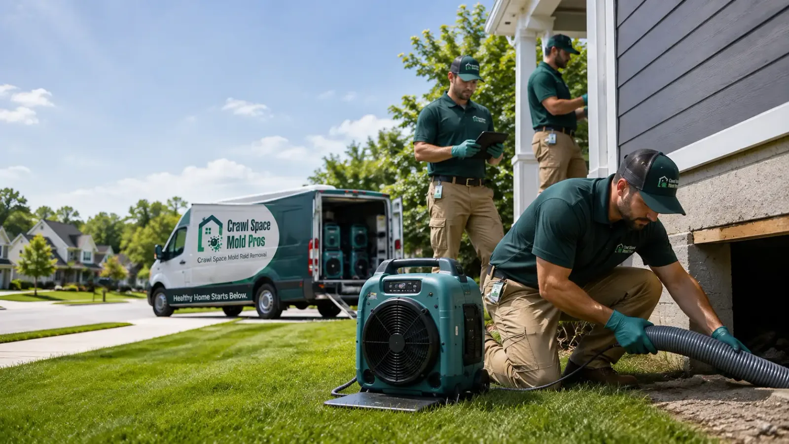 Crawl Space Mold Removal in Tony, WI